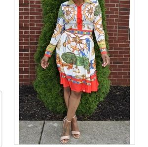 NWOT print dress